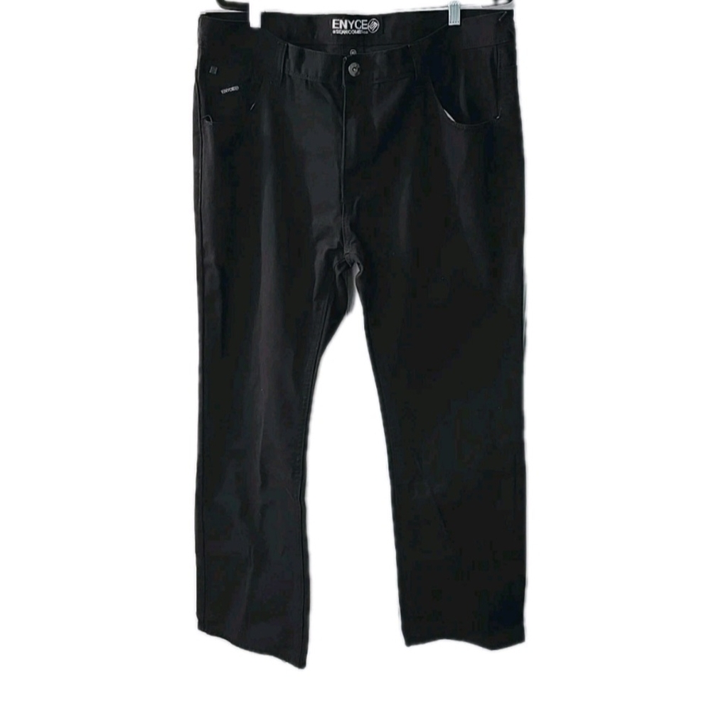 Vintage ENYCE Bootcut Wide Leg Denim Black Y2K Jeans‎ Mens Size 40 Inseam 34"
